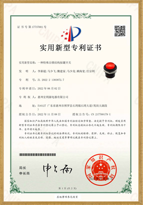 PB32實用新型專利開關